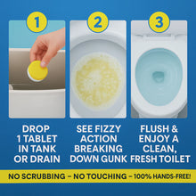 Load image into Gallery viewer, LemonBlast Yellow Bubble Tablets – Odor Eliminator + Blockage Remover 🔥12 + 12 Pack: Buy 1 Get 1 FREE!🔥
