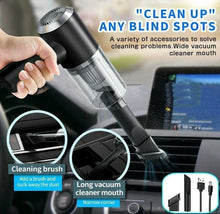 Load image into Gallery viewer, Ultimate 3-in-1 Car Mini Vacuum Cleaner: High Power Suction, Portable &amp; Rechargeable
